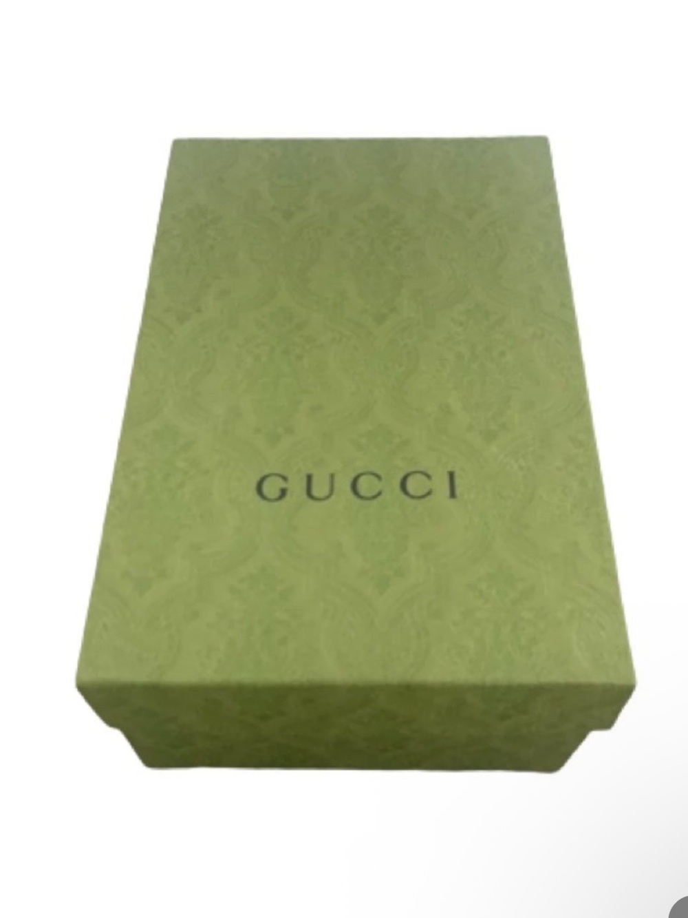 GUCCI Box With Gucci Tissue Paper Inside Green  10”x7”x4”